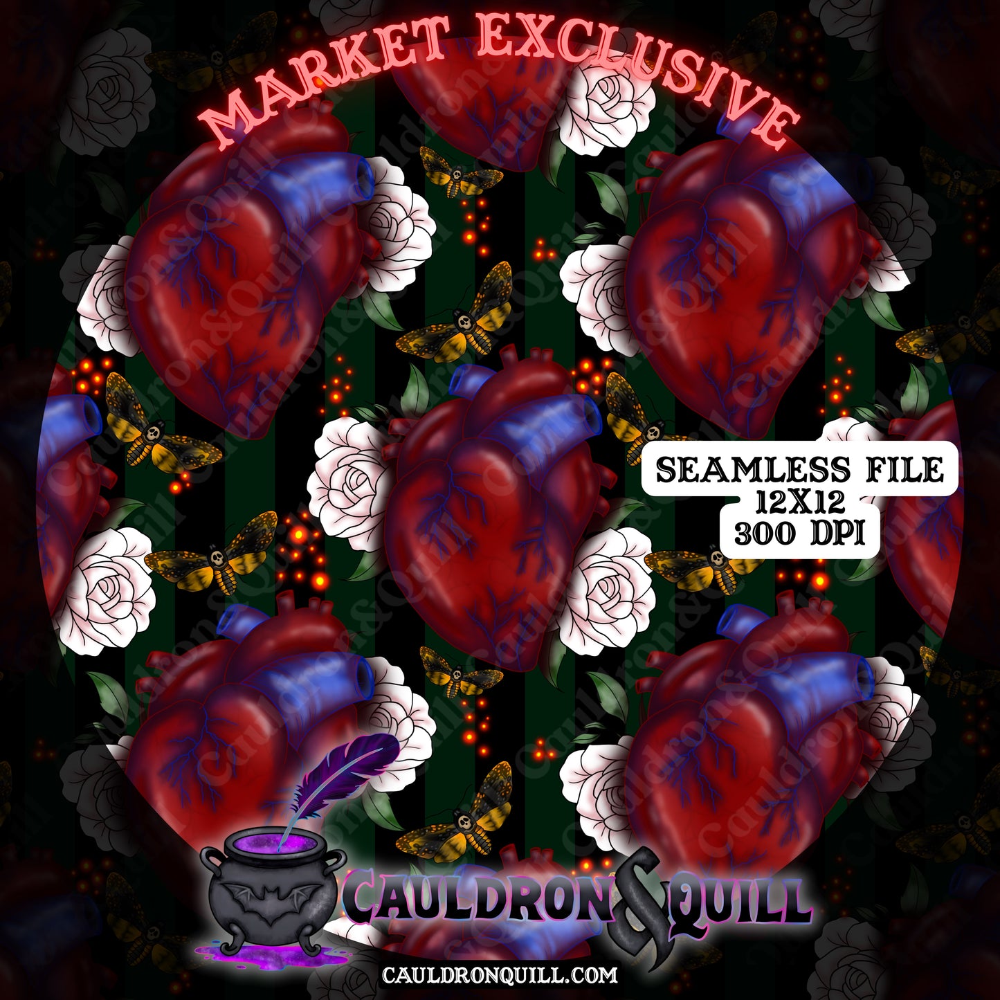 Anatomical Heart Seamless