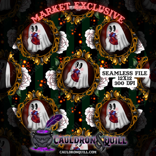 Ghost Heart Seamless