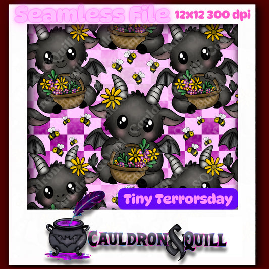 Tiny Terror-Floral Baphy