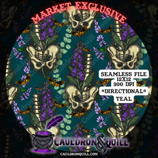 Deadly Plant Seamless-Foxglove (Directional)