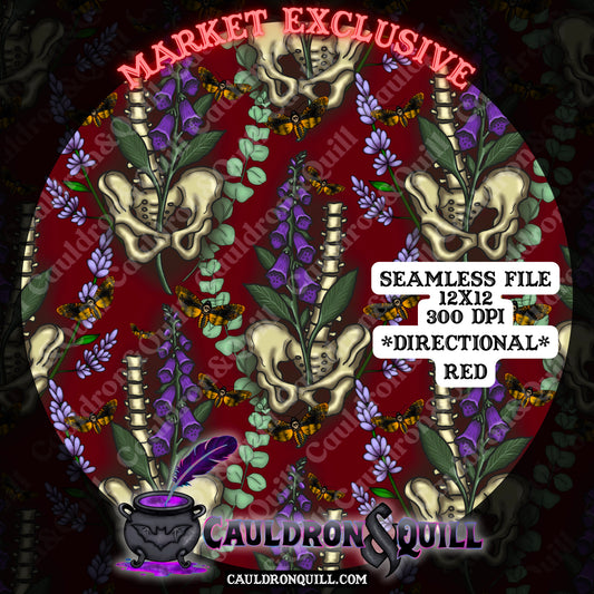 Deadly Plant Seamless-Foxglove (Directional)
